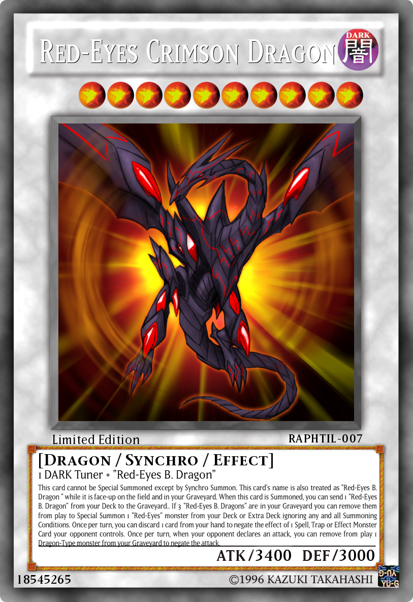crimson dragon yugioh 5d's card The newly revealed Crimson Dragon Synchro Monster is such a great reference to the 2nd Ending of 5Ds, CROSS GAME : r/yugioh