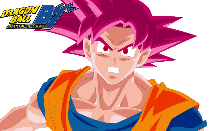Super Saiyan God Goku Colored