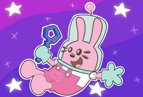 Widget in space! (Wow! Wow! Wubbzy! fanart)