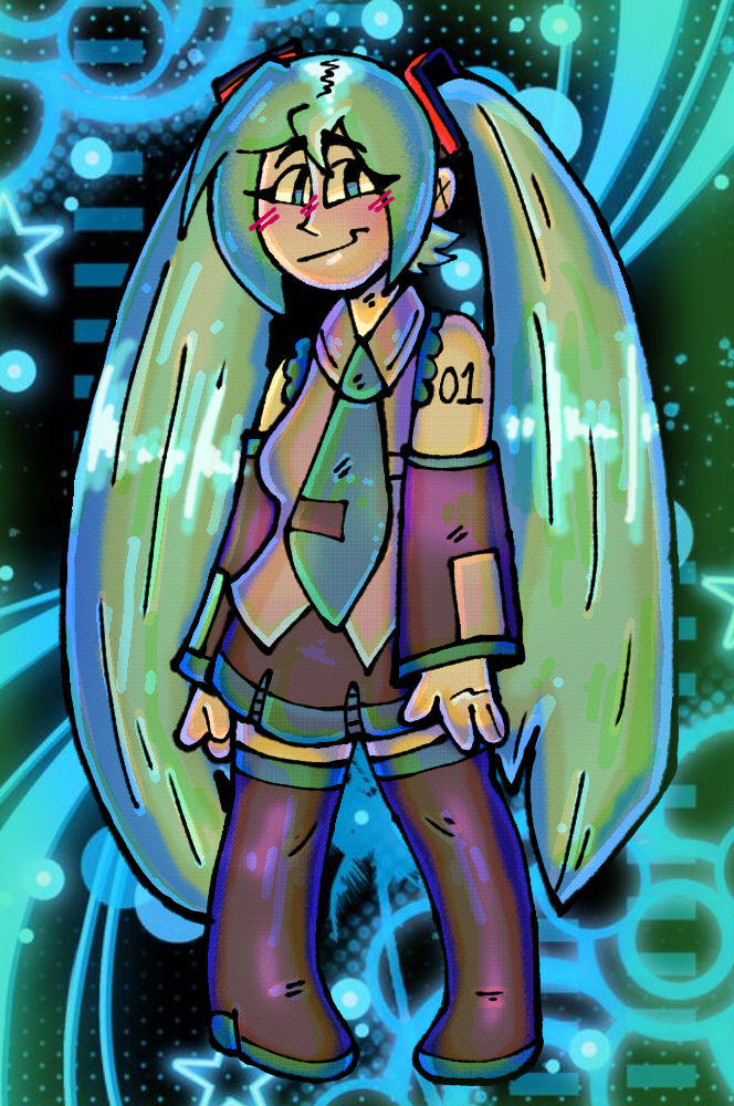 Hatsune Miku Fanart by EXEObsessedCat on DeviantArt