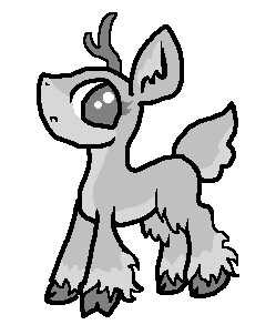 Chibi deer pony base