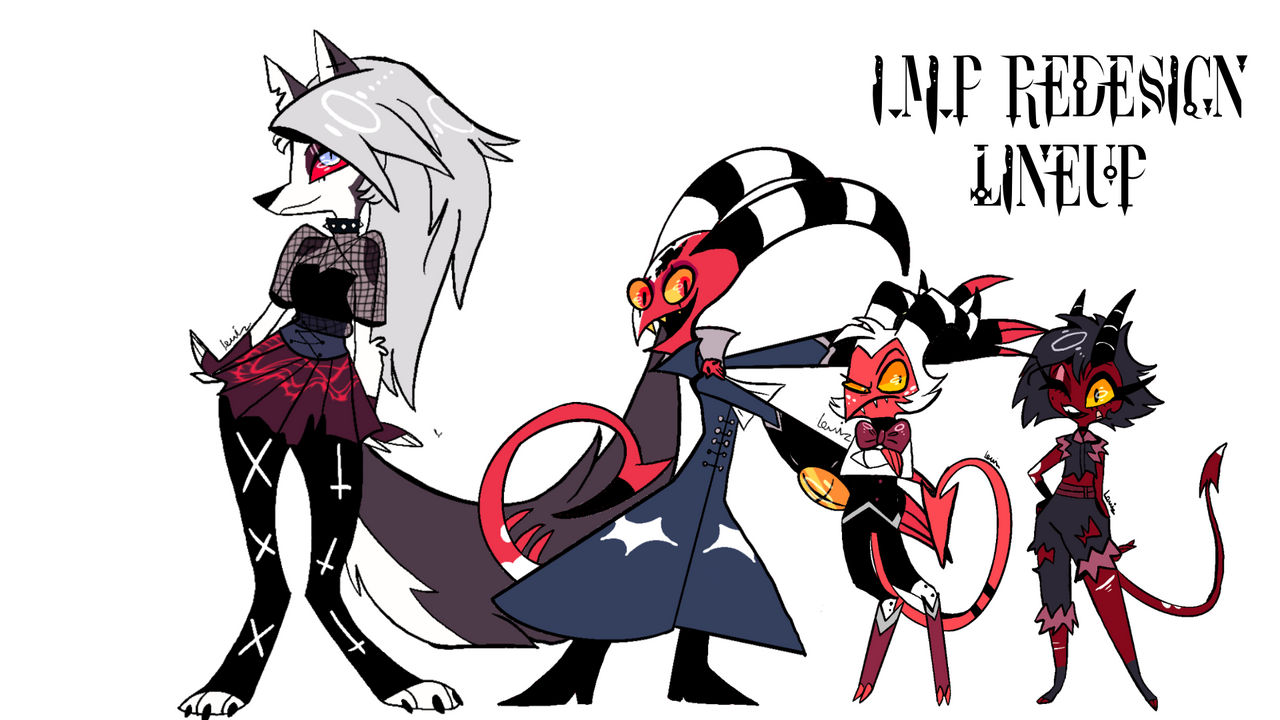 I.M.P redesign lineup by iizDA on DeviantArt