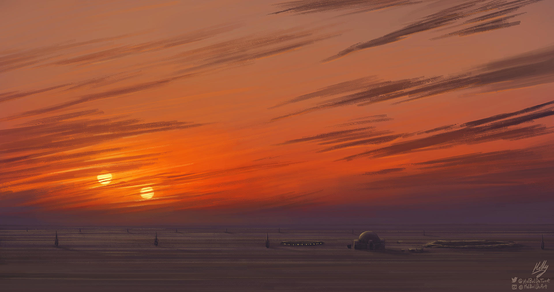 Twin Suns by HolBolDoArt on DeviantArt