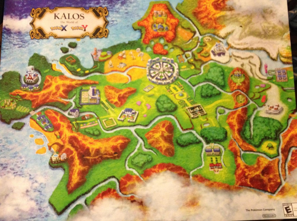 Kalos Map Kalos map by AdorableEvil29 on DeviantArt