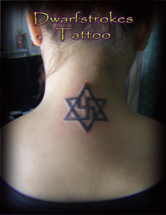 Star of David Twisted Cross Tattoo by DwarfStrokes on DeviantArt