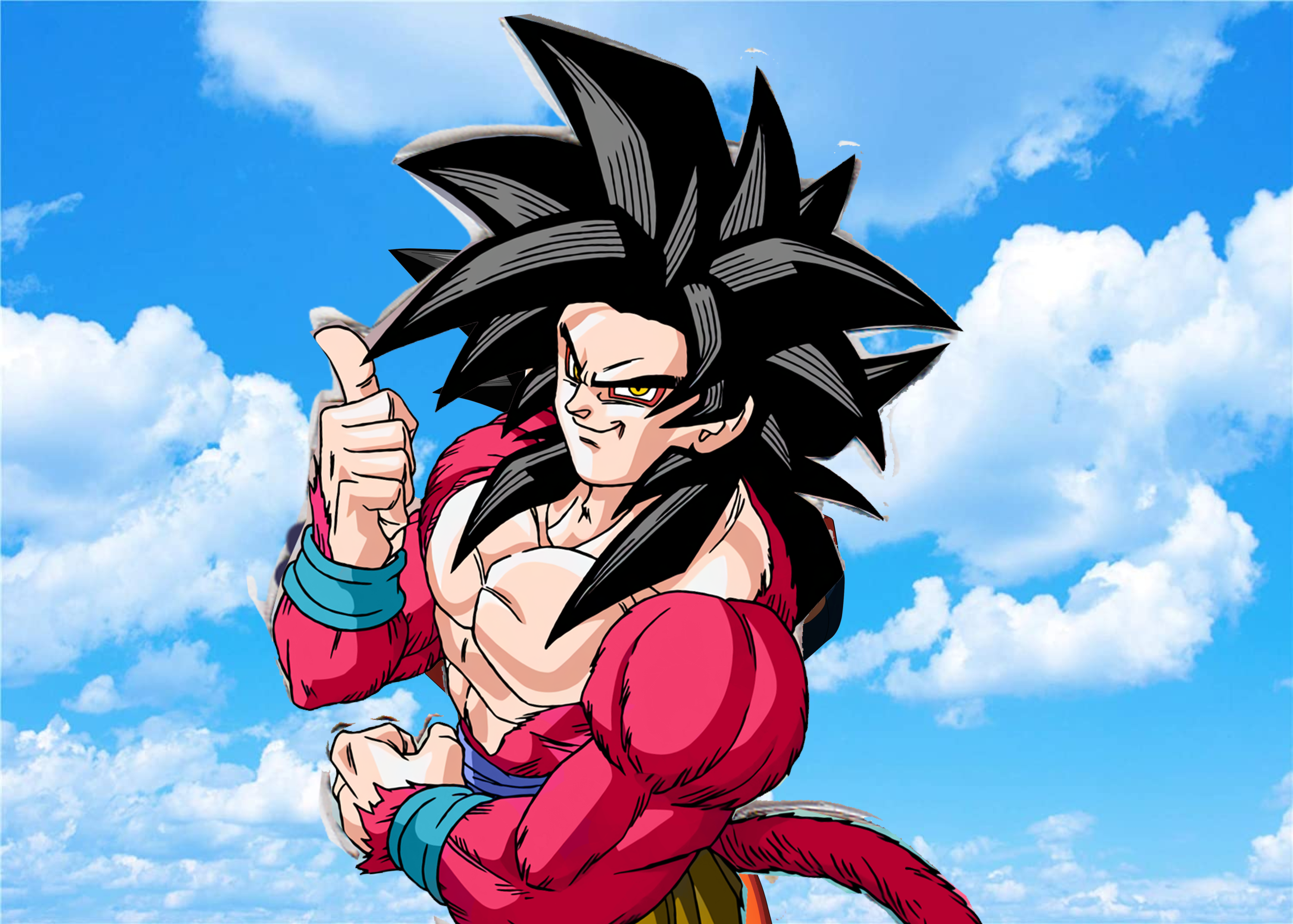 Super saiyan 4 Goku  Dragon ball, Dragon ball super, Anime dragon