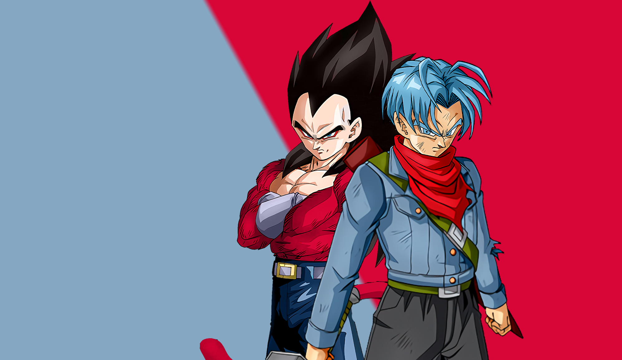 With the Vegeta Wallpapers released last month by the official DB twitter,  I made one in a similar style for Future Trunks : r/dbz