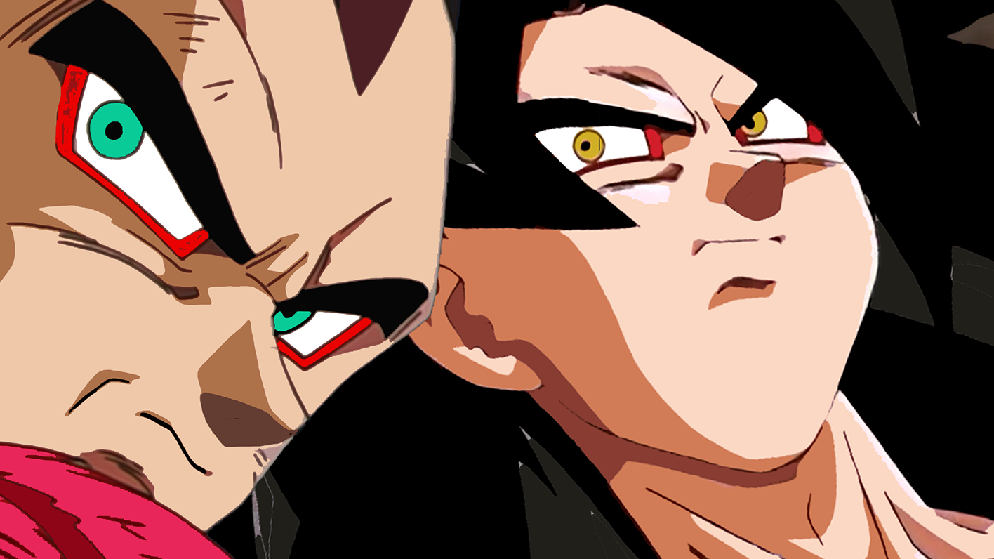 SS4 Gogeta and SS4 Vegito Wallpaper by Robzap18 on DeviantArt