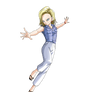 android 18 Buu saga Render DOkkan Battle