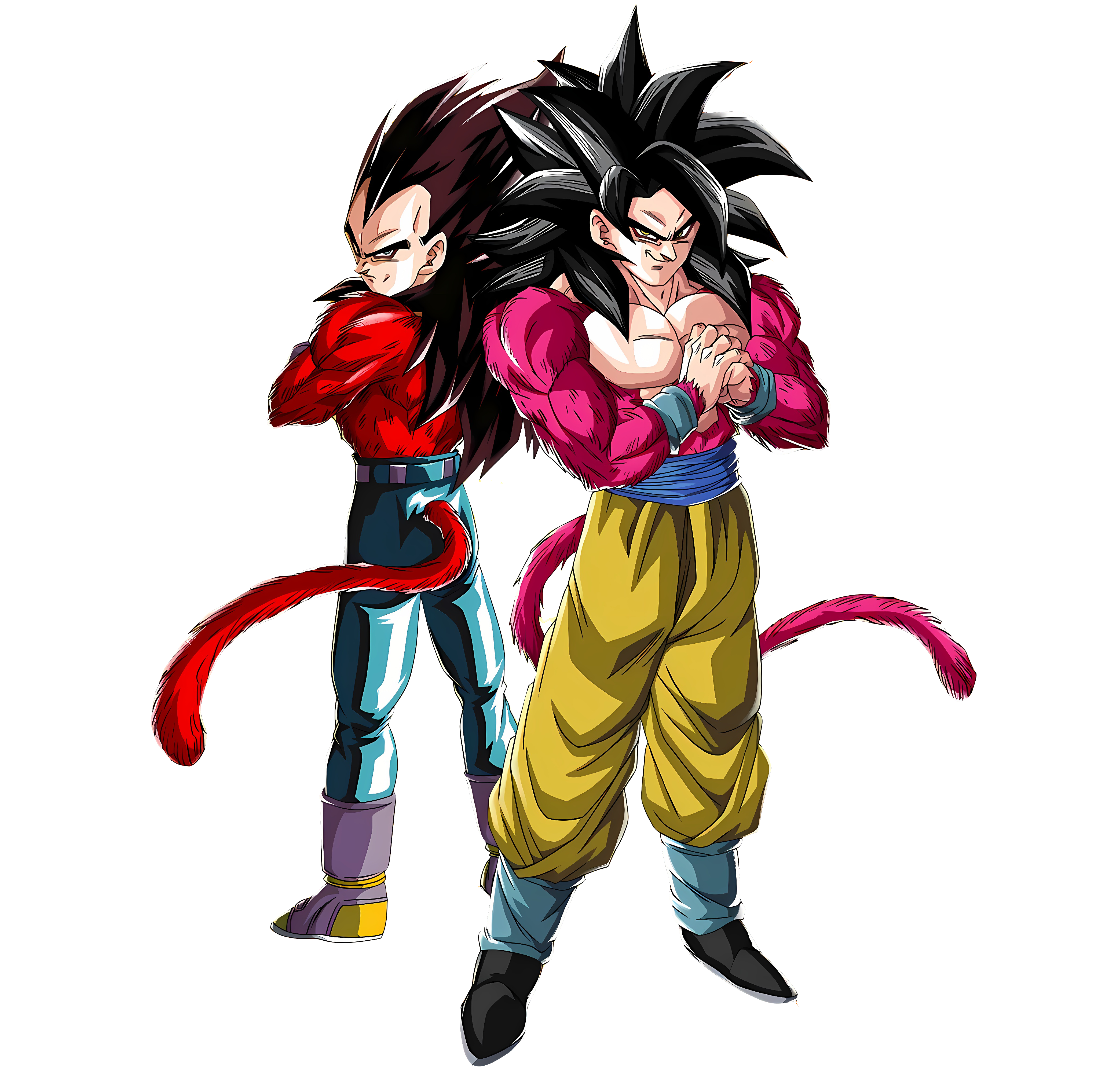 Super Saiyan 4 Goku & Vegeta (DBL53-01S), Characters