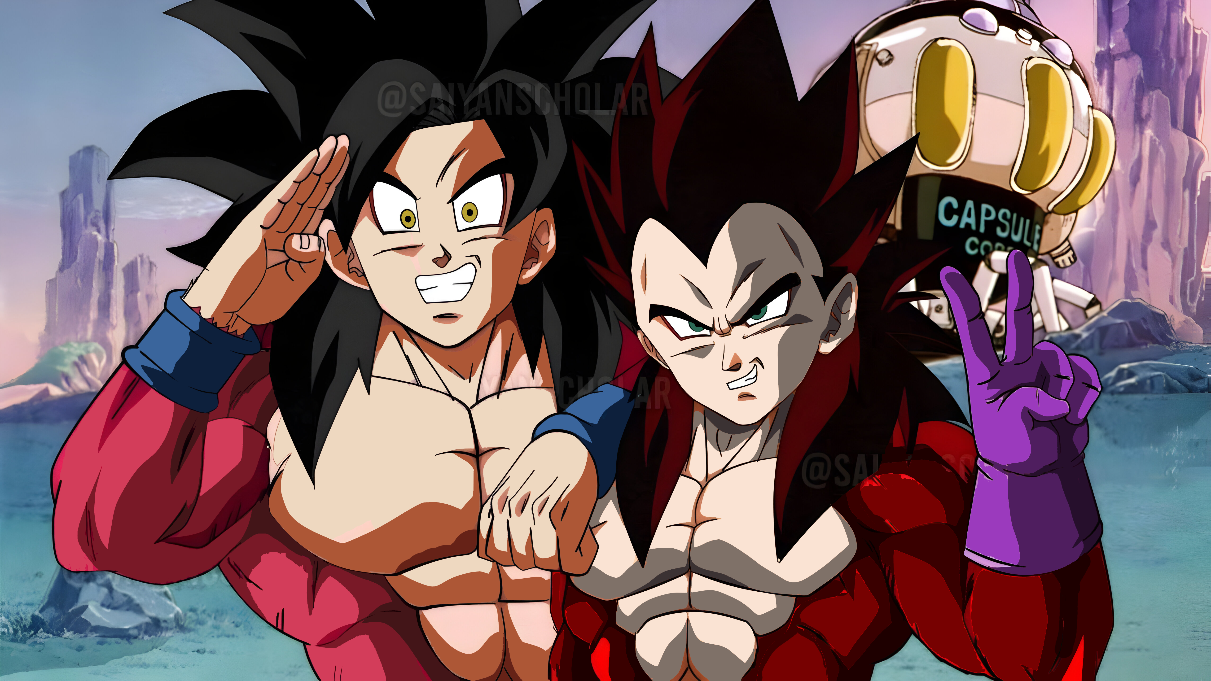 Goku ssj4 in Dragon Ball Gt style by daimaoha5a4 on DeviantArt