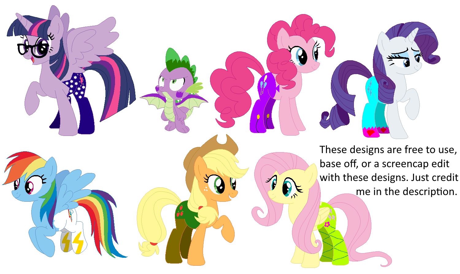 My MLP Designs by MLPPvZBFBDWTDTTTEFan on DeviantArt