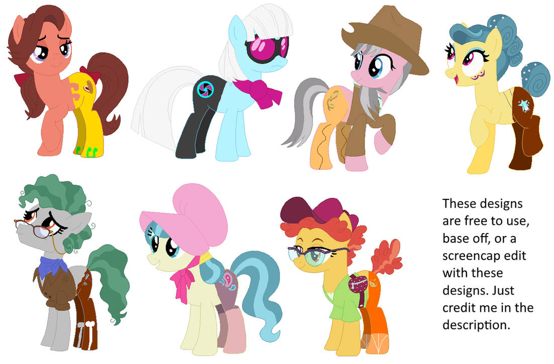 My MLP Designs 5 by MLPPvZBFBDWTDTTTEFan on DeviantArt