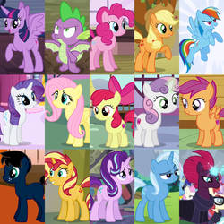 My MLP AU - The Friendship Fifteen