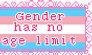 Stamp: Gender has no age limit