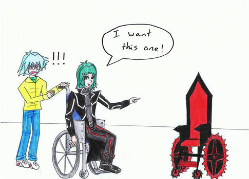 Hell Kaiser's New Wheelchair