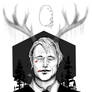 Hannibal Lecter with antlers