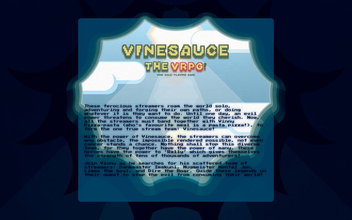 Vinesauce The VRPG Writeup