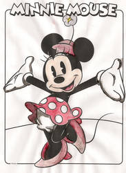 Minnie Mouse Watercolor