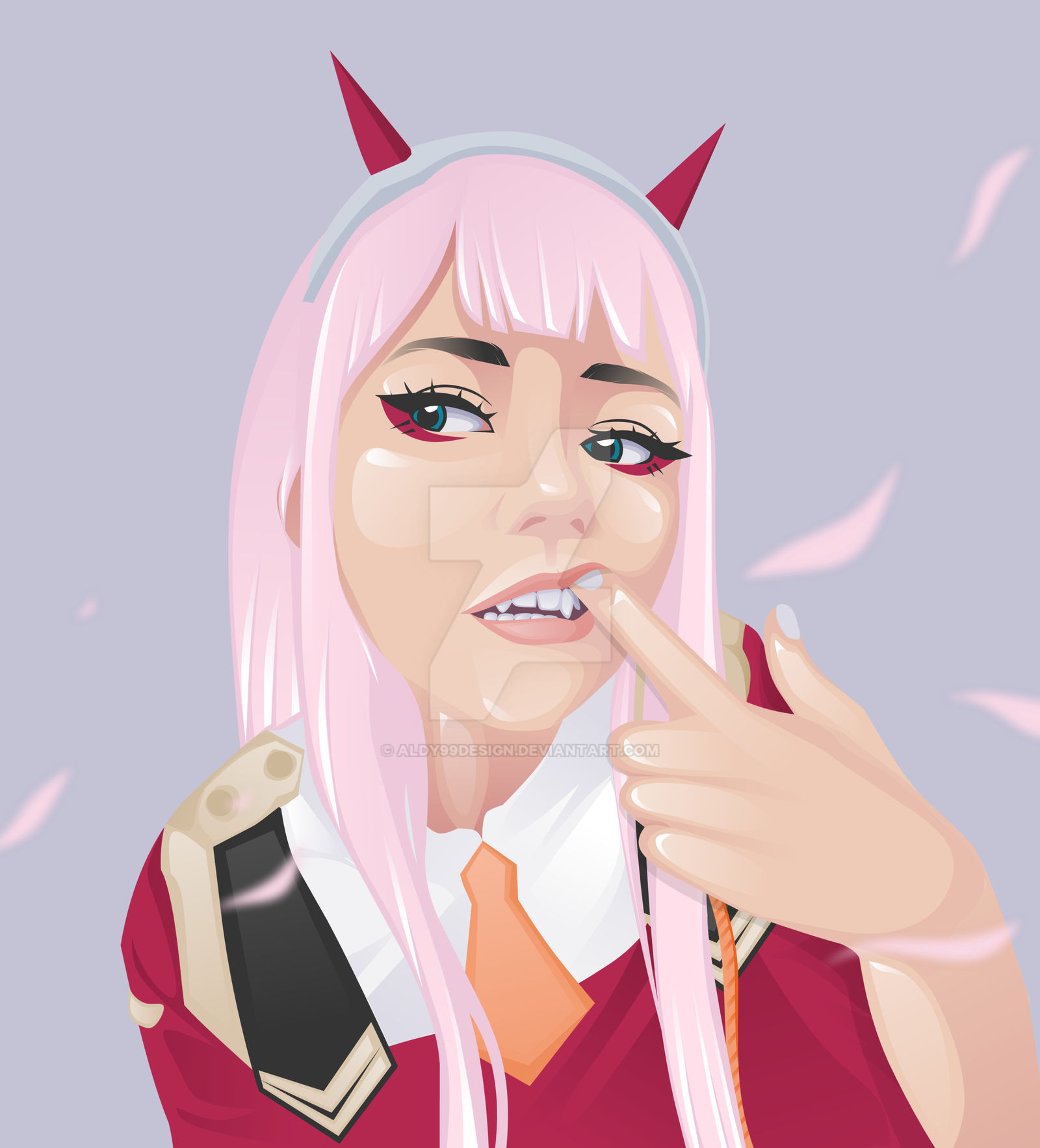 Zero Two Driver Deviantart Zero Two | Cosplay | VectorArt by aldy99design on DeviantArt