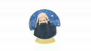 Girl in Snow Globe