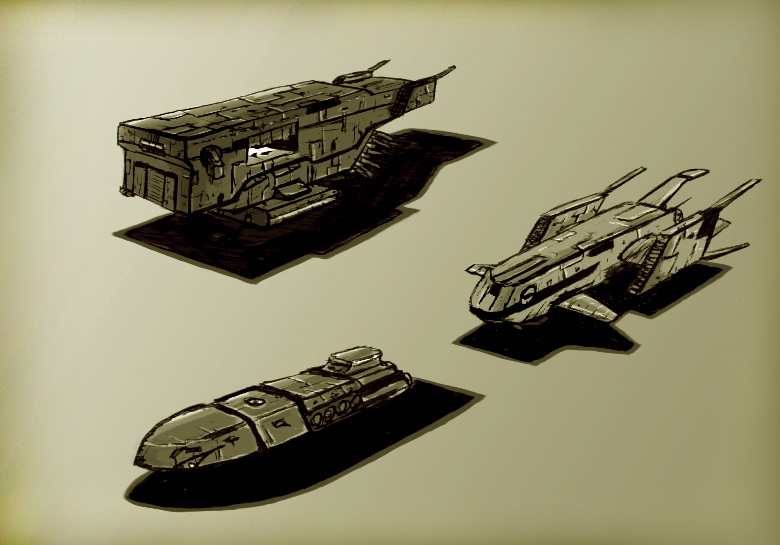 Spaceship sketch 2