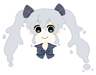 Bottle Miku pixel