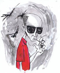 Hunter S. Thompson by NickPalazzo