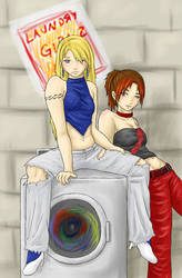 laundry girls