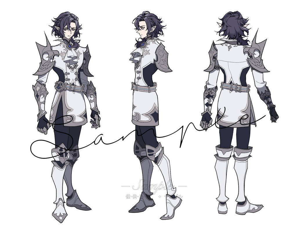 COM:Character Reference Sheets by Maosishu on DeviantArt