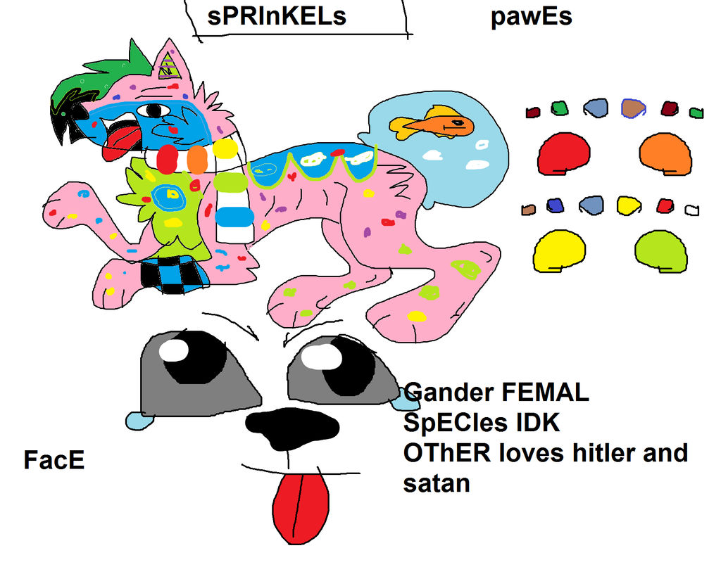 my fursoner sPRINKELs