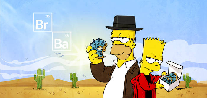 The Simpsons x Breaking Bad