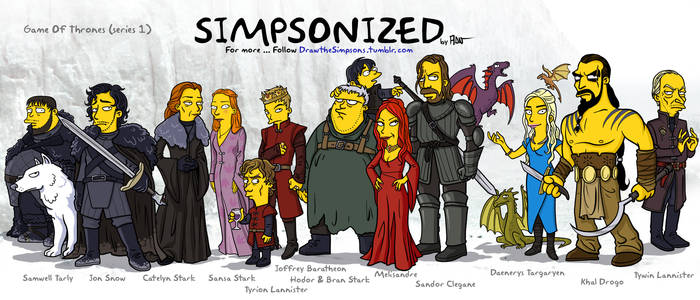 Game Of Thrones Simpsonized