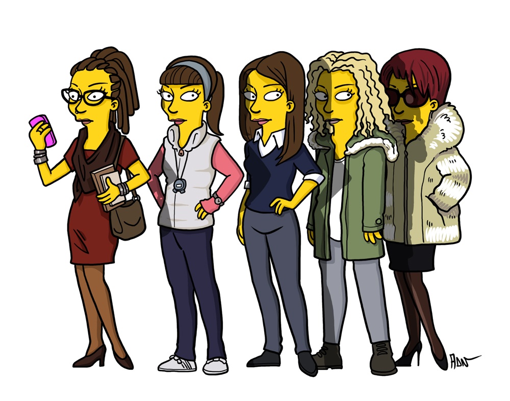 Orphan Black Simpsonized!