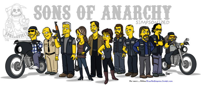 Sons of Anarchy / Simpsonized