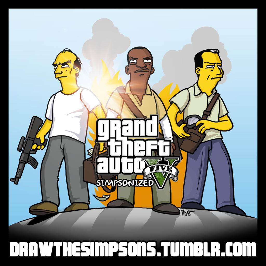 GTA 5 Simpsonized
