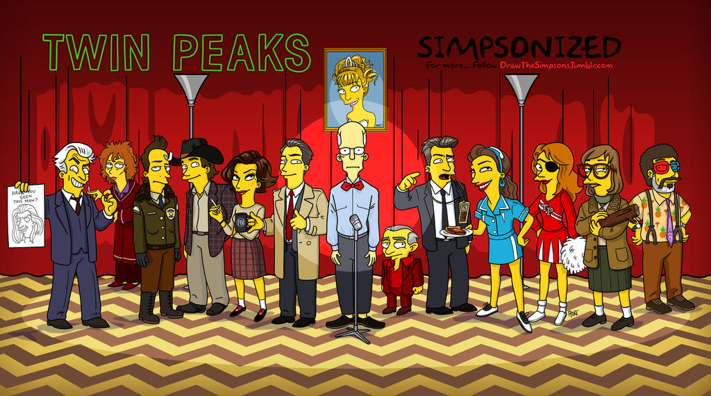 Twin Peaks Simpsonized
