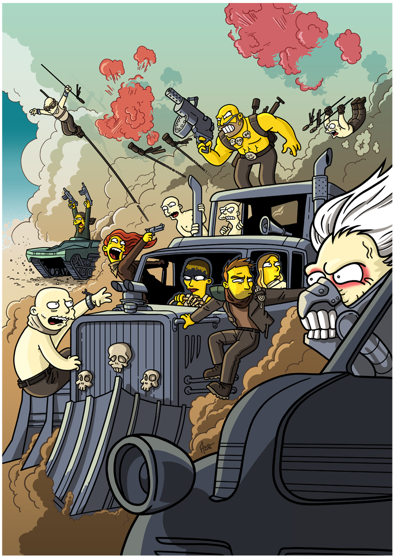 Mad Max Fury Road Simpsonized