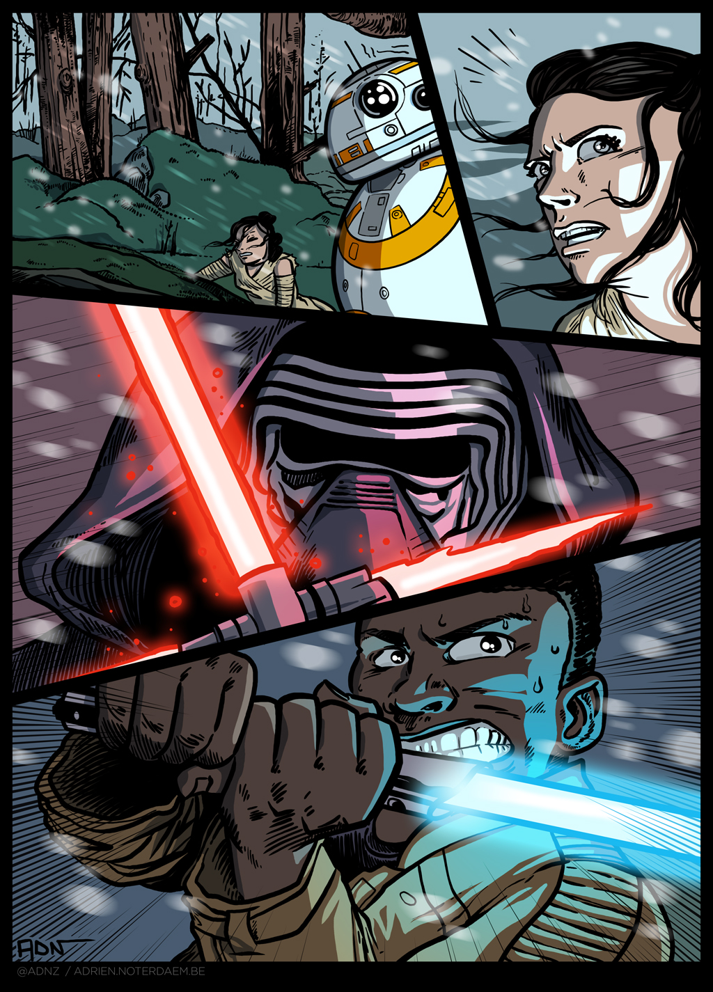 Star Wars - comics page