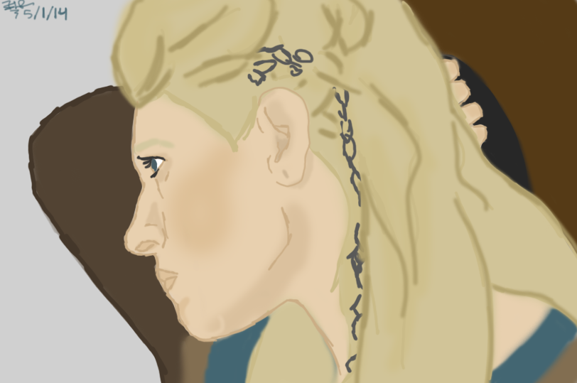 Cartoon-esque Lagertha