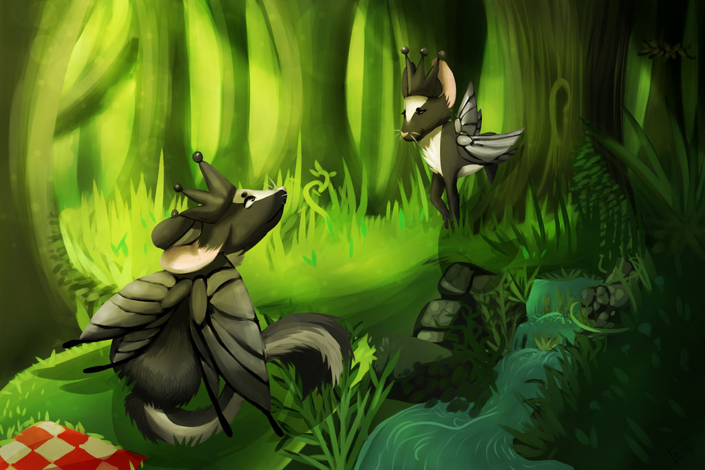 Commission-Transformice-Fairy picnic by FarkascsajhhTFM on DeviantArt