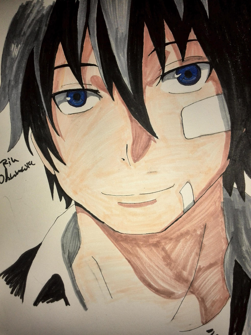 Very bad drawing of Rin Okumura