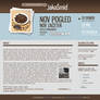 Web design  brown-blue