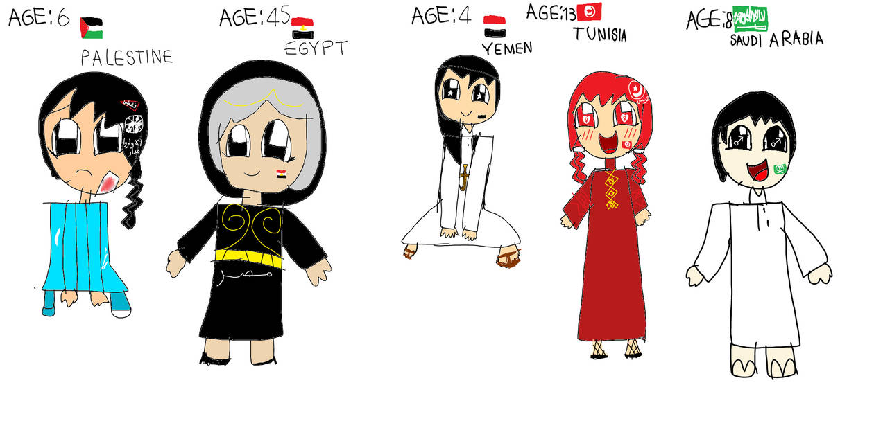 Custom Country Humans Countryhumans part 1 by medoallam on DeviantArt