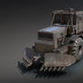 Post-apocalypse Tractor (Low-Poly)