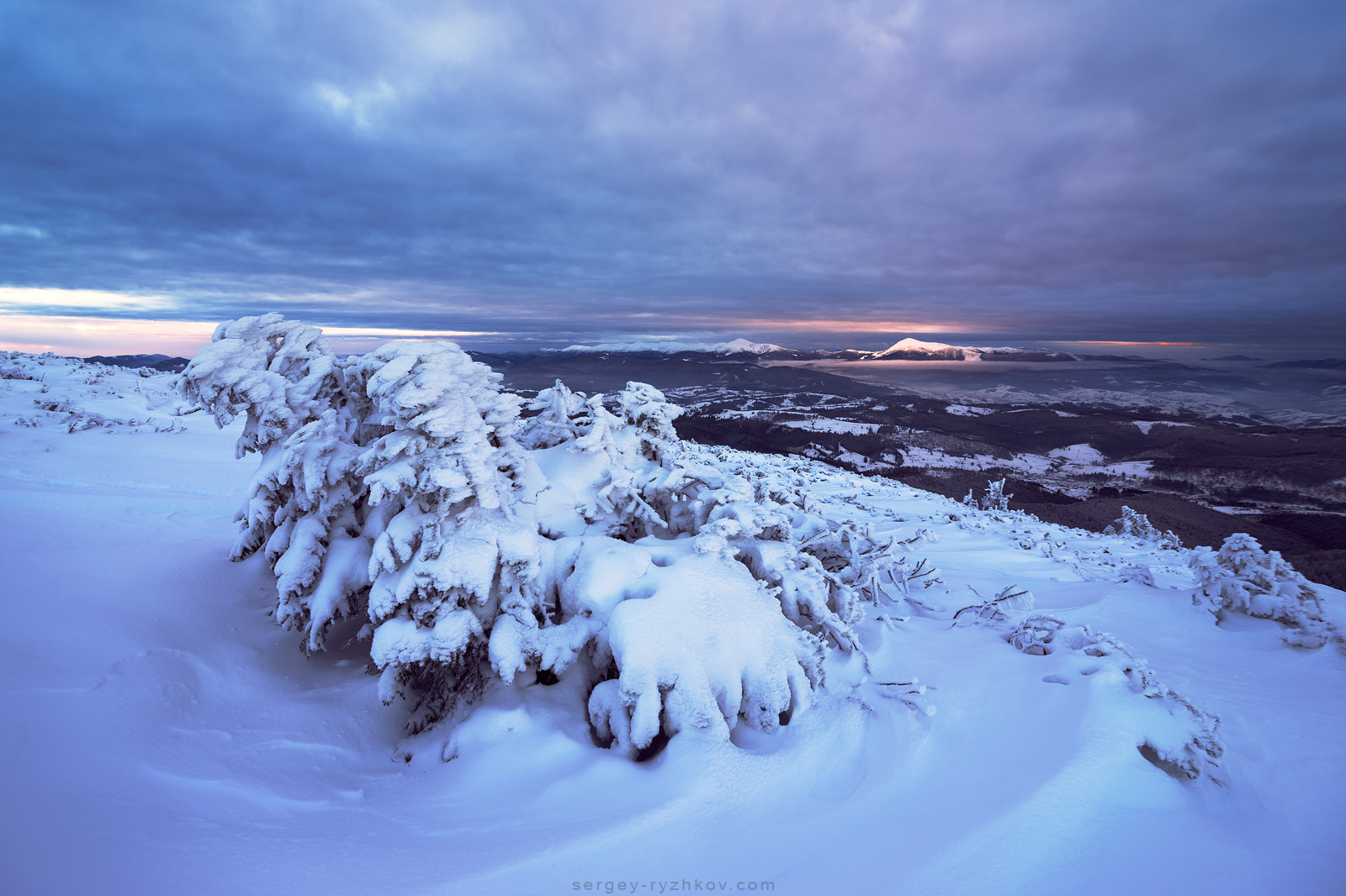 Gorgany in winter