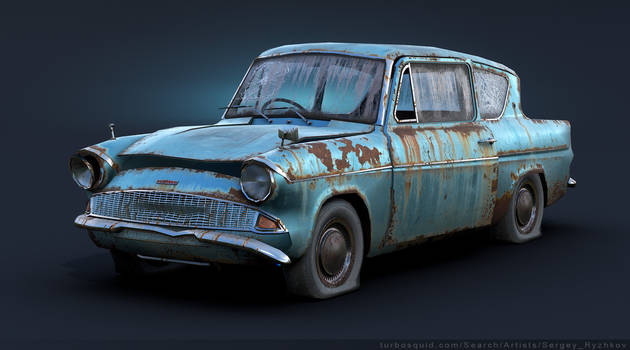 Ford Anglia 105E Rusty