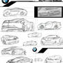 V2 BMW M1 sketches Layout