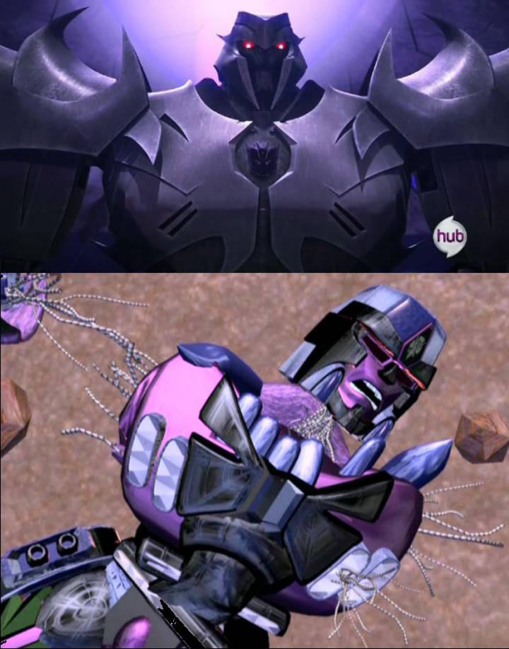 What is the difference between TFP Optimus Prime and BW Megatron