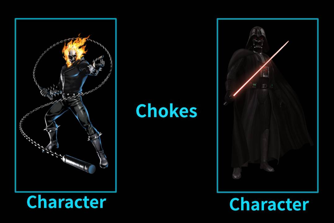 What if Ghost rider chokes darth vader by michsel5672 on DeviantArt